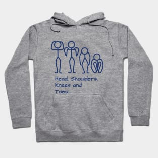 Stickman / Head, shoulders, knees and toes... Hoodie